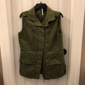 Army Green Vest Jacket